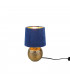 Sophia Modern Table Lamp with Round Tapered Shade Gold Blue Shade-1