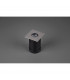 Belaja Modern 14cm Outdoor Square Recessed Ground Light Nickel Matt 3000K IP65-3