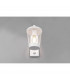 Cavado Modern Outdoor Wall Lantern White Matt IP44 with PIR-4
