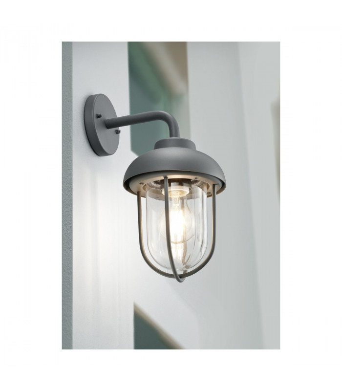 Duero Vintage Outdoor Wall Lantern Anthracite IP44-3