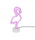 Flamingo Fun Table Lamp White USB Connection-3