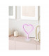 Heart Fun Table Lamp White USB Connection-3