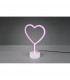 Heart Fun Table Lamp White USB Connection-1