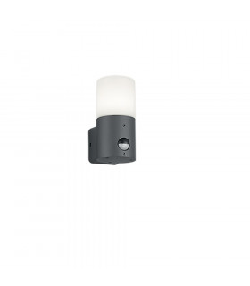 Hoosic Modern Outdoor Modern Wall Lamp Anthracite IP44 with PIR-1