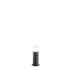 Hoosic Modern Outdoor Pedestal Light Anthracite IP44 with PIR-1