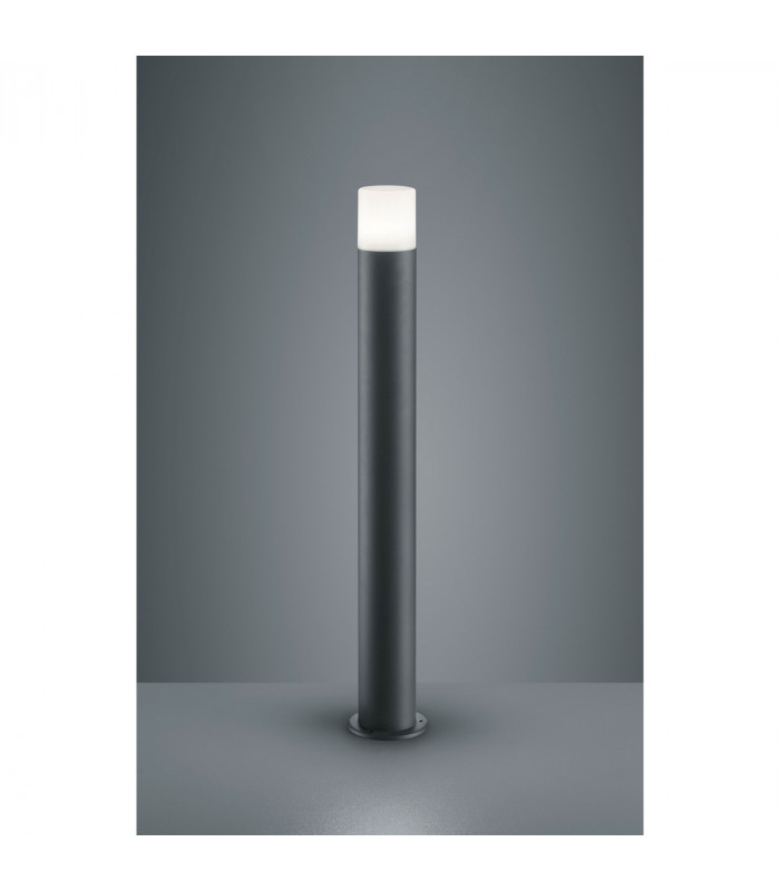 Hoosic Modern 80cm Outdoor Bollard Anthracite IP44-2