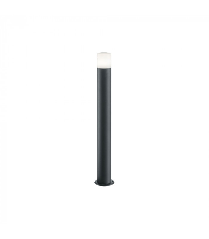 Hoosic Modern 80cm Outdoor Bollard Anthracite IP44-1