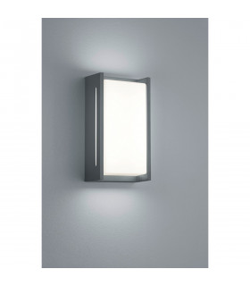 Indus Modern 2 Light Outdoor Modern Wall Lamp Anthracite 3000K IP54-2