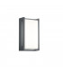 Indus Modern 2 Light Outdoor Modern Wall Lamp Anthracite 3000K IP54-1