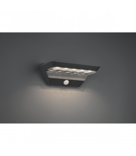 Mendoza Modern Outdoor Down Wall Lamp Anthracite 3000K IP44 with PIR-2