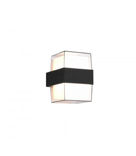 Molina Modern 2 Light Outdoor Square Up Down Wall Lamp Anthracite 3000K IP54-1
