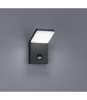 Pearl Modern Outdoor Modern Wall Lamp Anthracite 3000K IP54 with PIR-2