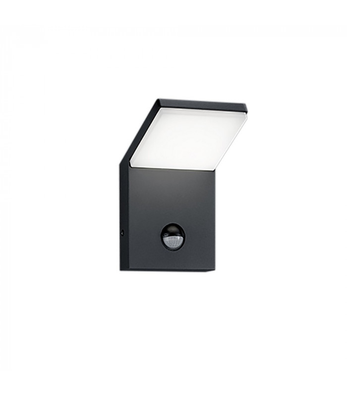 Pearl Modern Outdoor Modern Wall Lamp Anthracite 3000K IP54 with PIR-1
