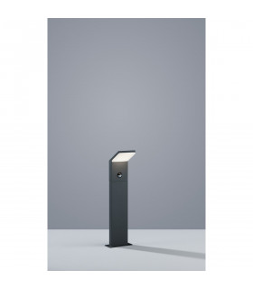 Pearl Modern Outdoor Pedestal Light Anthracite 3000K IP54 with PIR-2
