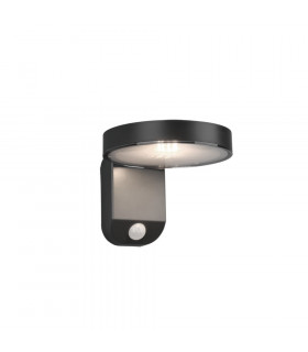 Posadas Modern Outdoor Modern Wall Lamp Anthracite 3000K IP44 with PIR-1