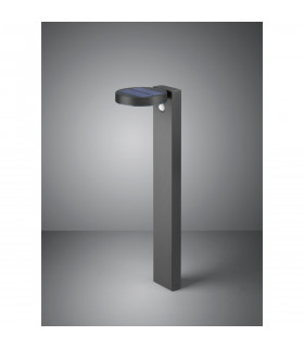 Posadas Modern Outdoor Bollard Anthracite 3000K IP44 with PIR-2