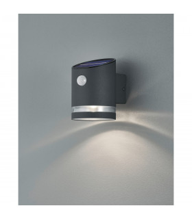 Salta Modern Outdoor Modern Wall Lamp Anthracite 3000K IP44 with PIR-2