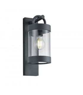 Sambesi Modern Outdoor Wall Lantern Anthracite IP44 with Dusk sensor-1