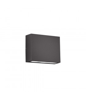 Thames Modern 2 Light Outdoor Up Down Wall Lamp Anthracite 3000K IP54-1