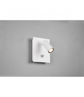 Tunga Modern Outdoor Spotlight White Matt 3000K IP54 with PIR-2