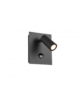 Tunga Modern Outdoor Spotlight Anthracite 3000K IP54 with PIR-1