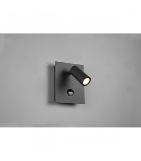 Tunga Modern Outdoor Spotlight Anthracite 3000K IP54 with PIR-2