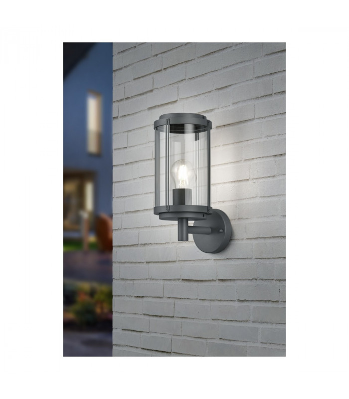 Tanaro Vintage Outdoor Wall Lantern Anthracite IP44-3