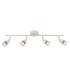 Adjustable 4 Light Spotlight Gloss White, GU10 - 1