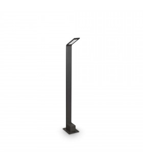 Agos Integrated LED Outdoor Tall Bollard Anthracite Grey 730Lm 4000K IP54