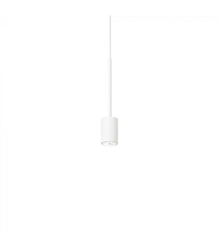 Archimede Integrated LED Cylinder Pendant Ceiling Light White 250Lm 3000K