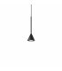 Archimede Integrated LED Cone Pendant Ceiling Light Black 250Lm 3000K