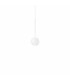 Archimede Integrated LED Globe Pendant Ceiling Light White 250Lm 3000K-1