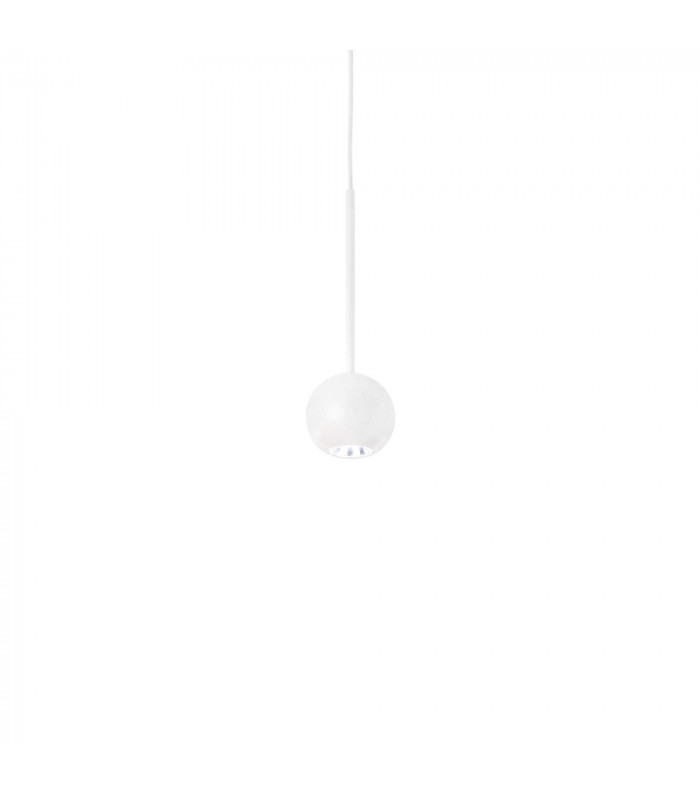 Archimede Integrated LED Globe Pendant Ceiling Light White 250Lm 3000K-1