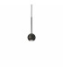 Archimede Integrated LED Globe Pendant Ceiling Light Black 250Lm 3000K
