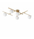 Atlas 5 Light Globe Ceiling Light Brass-1