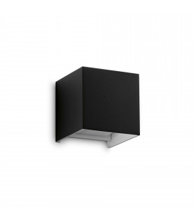 Atom 2 Light Integrated LED Outdoor Up Down Wall Lamp Black 1050Lm 3000K IP54-1