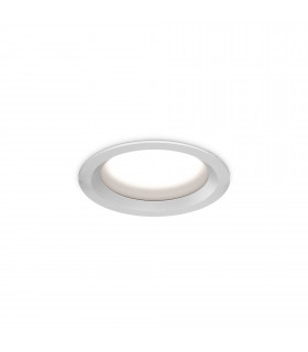 Basic Ip65 Integrated LED Round Recessed Downlight Matte White 1550Lm 3000K
