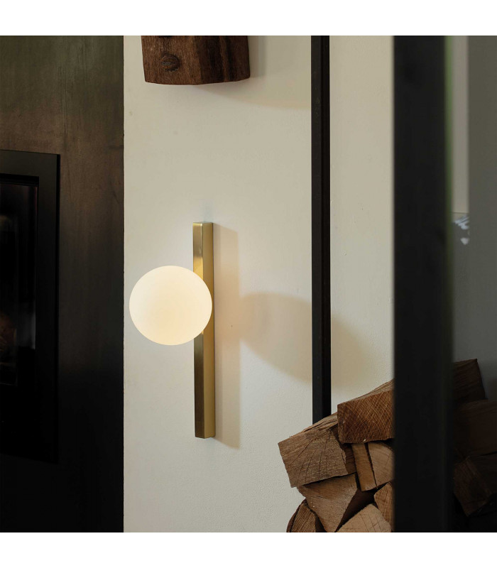 Binomio Wall Lamp Brass-2