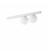 Binomio 2 Light Globe Ceiling Light White