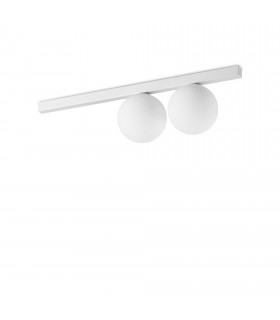 Binomio 2 Light Globe Ceiling Light White