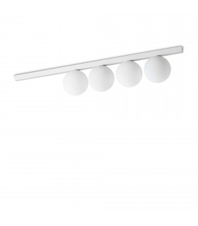 Binomio 4 Light Globe Ceiling Light White