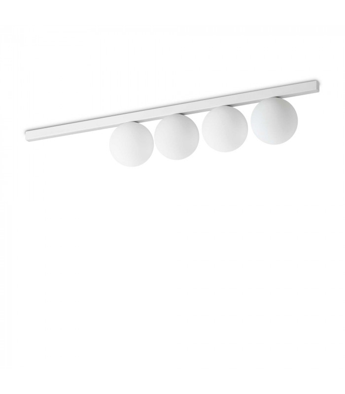Binomio 4 Light Globe Ceiling Light White