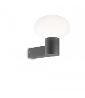 Clio Bathroom Wall Lamp Anthracite Grey IP44 (Shade Sold Separately)