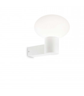Clio Bathroom Wall Lamp White IP44 (Shade Sold Separately)