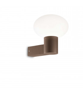 Clio Bathroom Wall Lamp Coffee Brown IP44 (Shade Sold Separately)