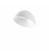 Corolla II Integrated LED Bowl Semi Flush Ceiling Light White 2800Lm 3000K