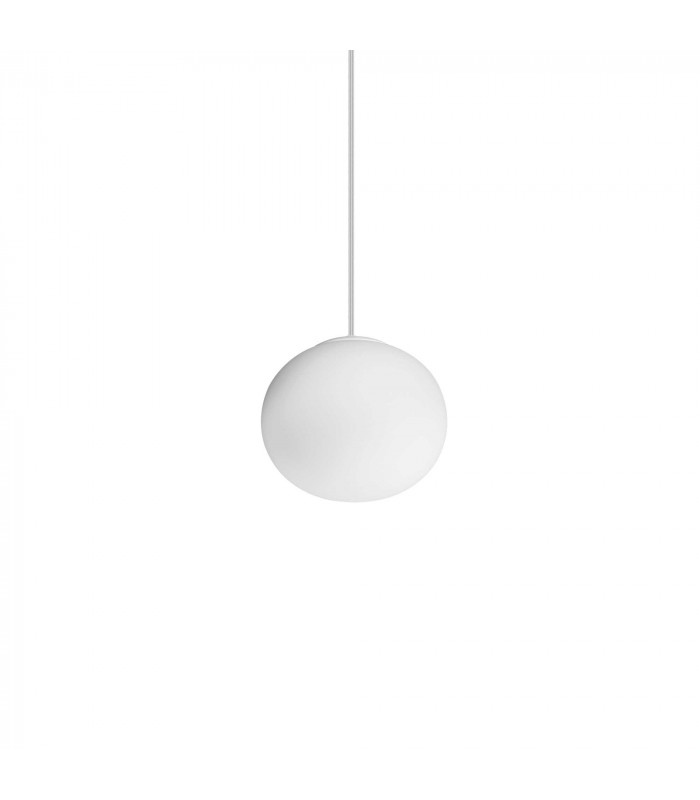 Cotton Globe Pendant Ceiling Light White 13cm