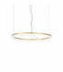Crown Integrated LED Pendant Ceiling Light Brass 3000Lm 3000K