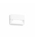 Dedra Integrated LED Outdoor Rectangle Flush Wall Lamp White 160Lm 3000K IP65