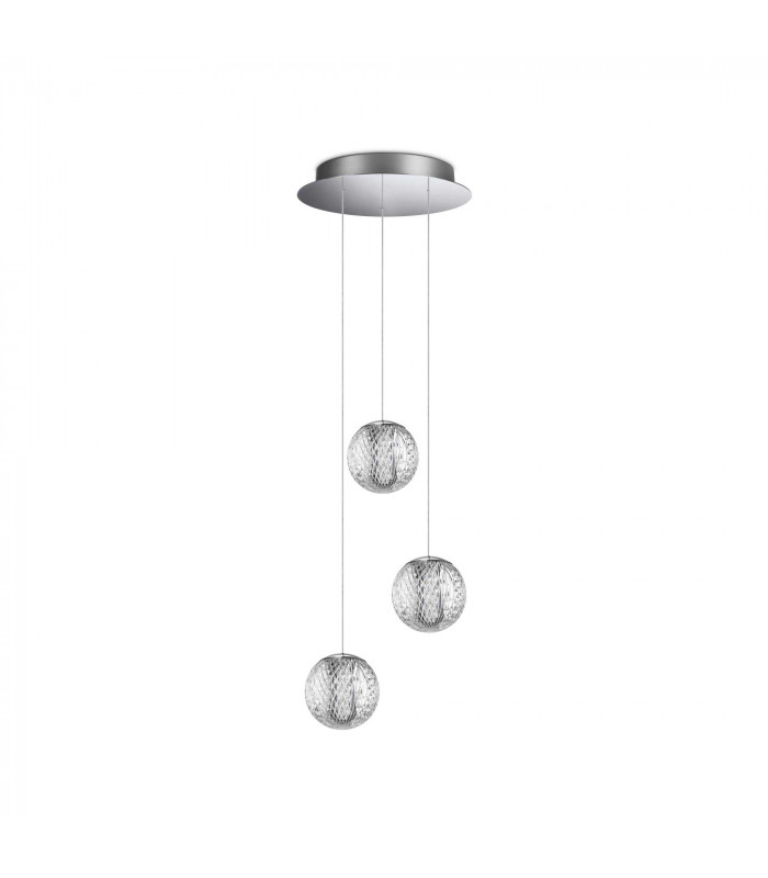 Diamond 5 Light Cluster Pendant Ceiling Light 1750Lm 3000K
